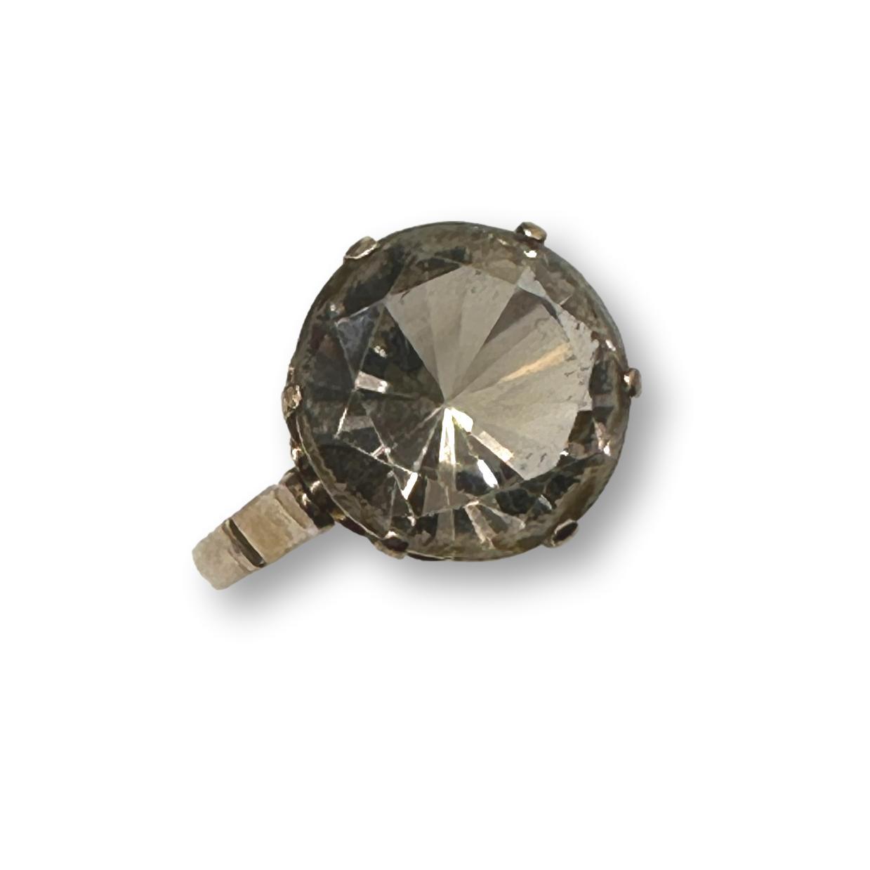 Vintage Smokey Quartz Ring in 14K Setting