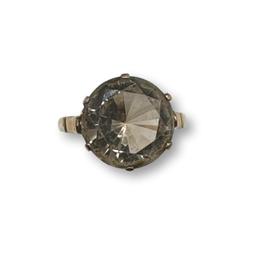 Vintage Smokey Quartz Ring in 14K Setting