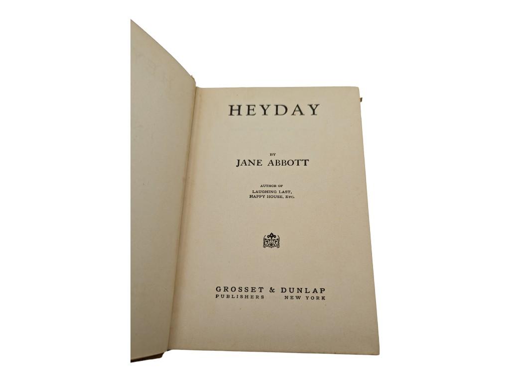 "Heyday" by Jane Abbott 1928