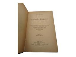 "Speeches of Benjamin Harrison" by Charles Hedges 1892