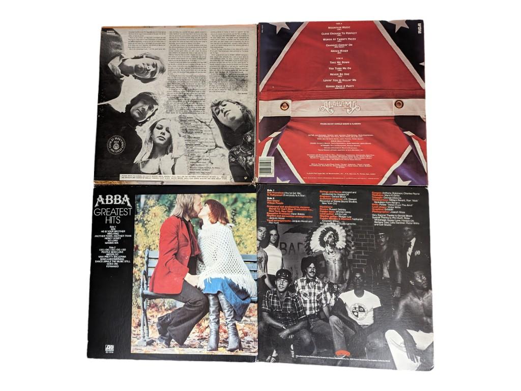 Lot of 4 Records - ABBA, Alabama, The Mama's and the Papa's, etc.