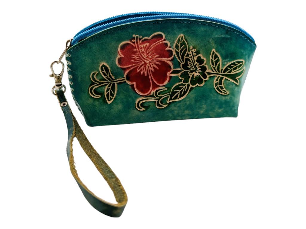 St. Lucia Wristlet with Hibiscus Flower