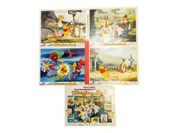 Lot of 5 Vintage Disney Posters - Winnie the Pooh -Numbered! 11x13