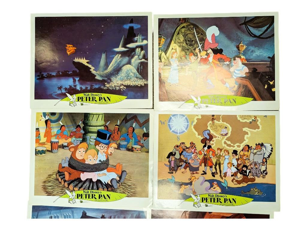 Lot of 8 Vintage Disney Posters - Peter Pan  - Numbered 11x13
