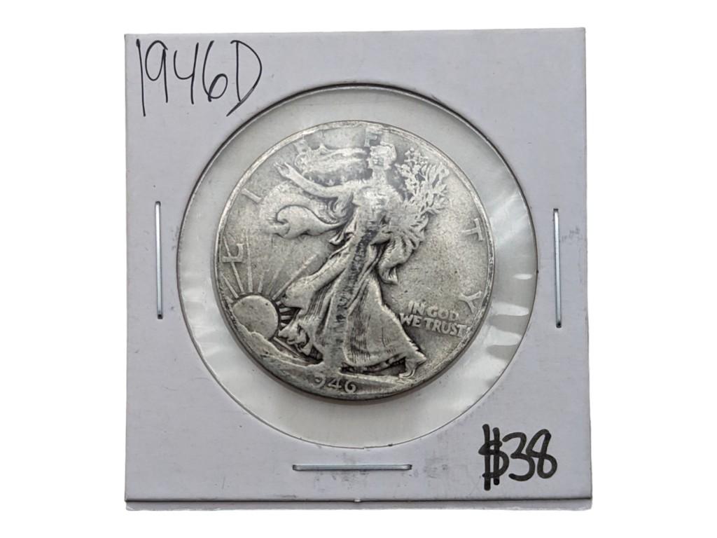 1946-D Walking Liberty Half Dollar