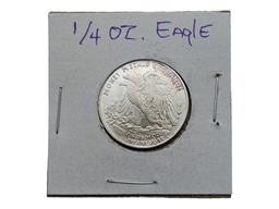 1/4 Troy Ounce Silver Eagle - 0.999 - Fractional