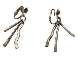 Sterling Silver Art Deco Dangle Earrings