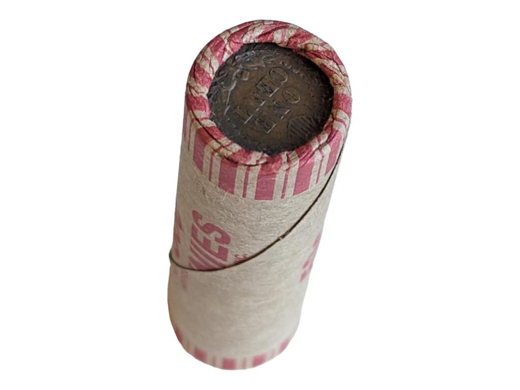 Roll of Lincoln Wheat Pennies