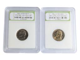 Lot of 2 Jefferson Nickels - 1978 & 1979