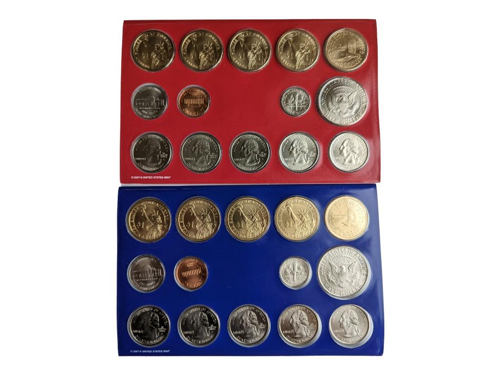 2008 US Mint Uncirculated Coin Sets - P & D