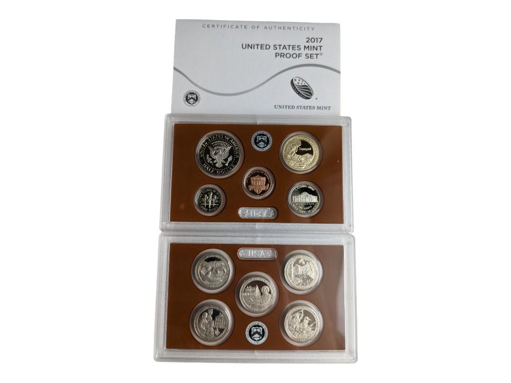 2017 US Mint Proof Set with COA