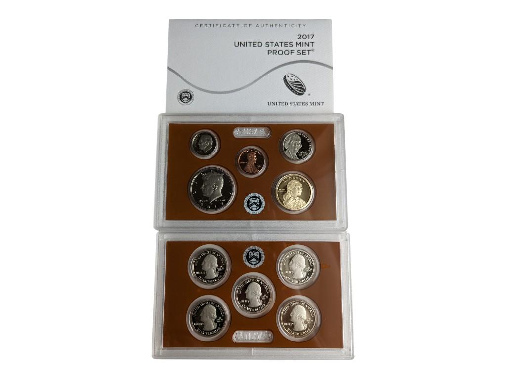 2017 US Mint Proof Set with COA