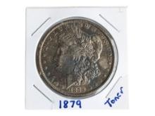 1879 Morgan Silver Dollar - TONED!