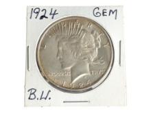 1924 Peace Dollar - TONED!