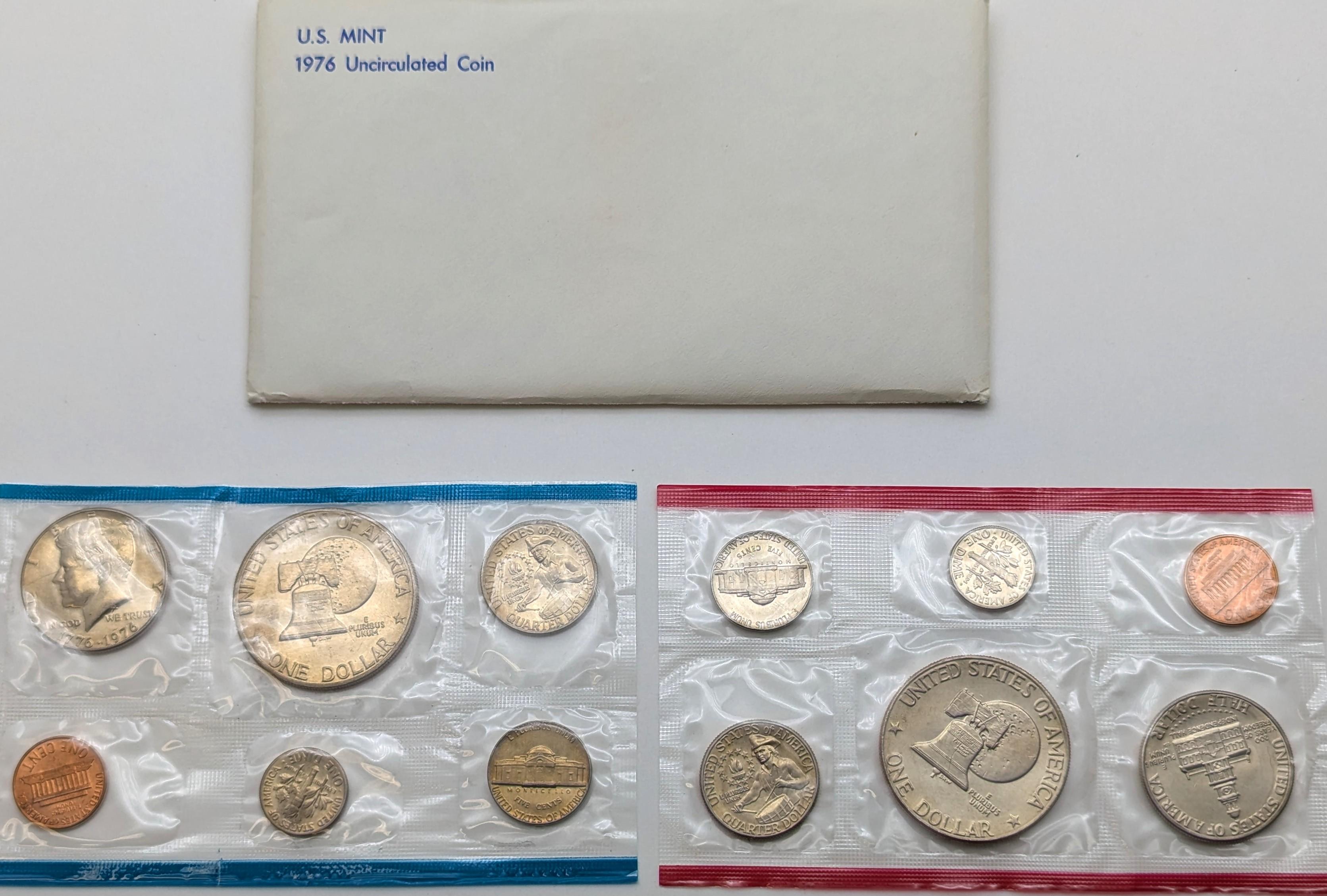 1976 US Mint Uncirculated Coin Set