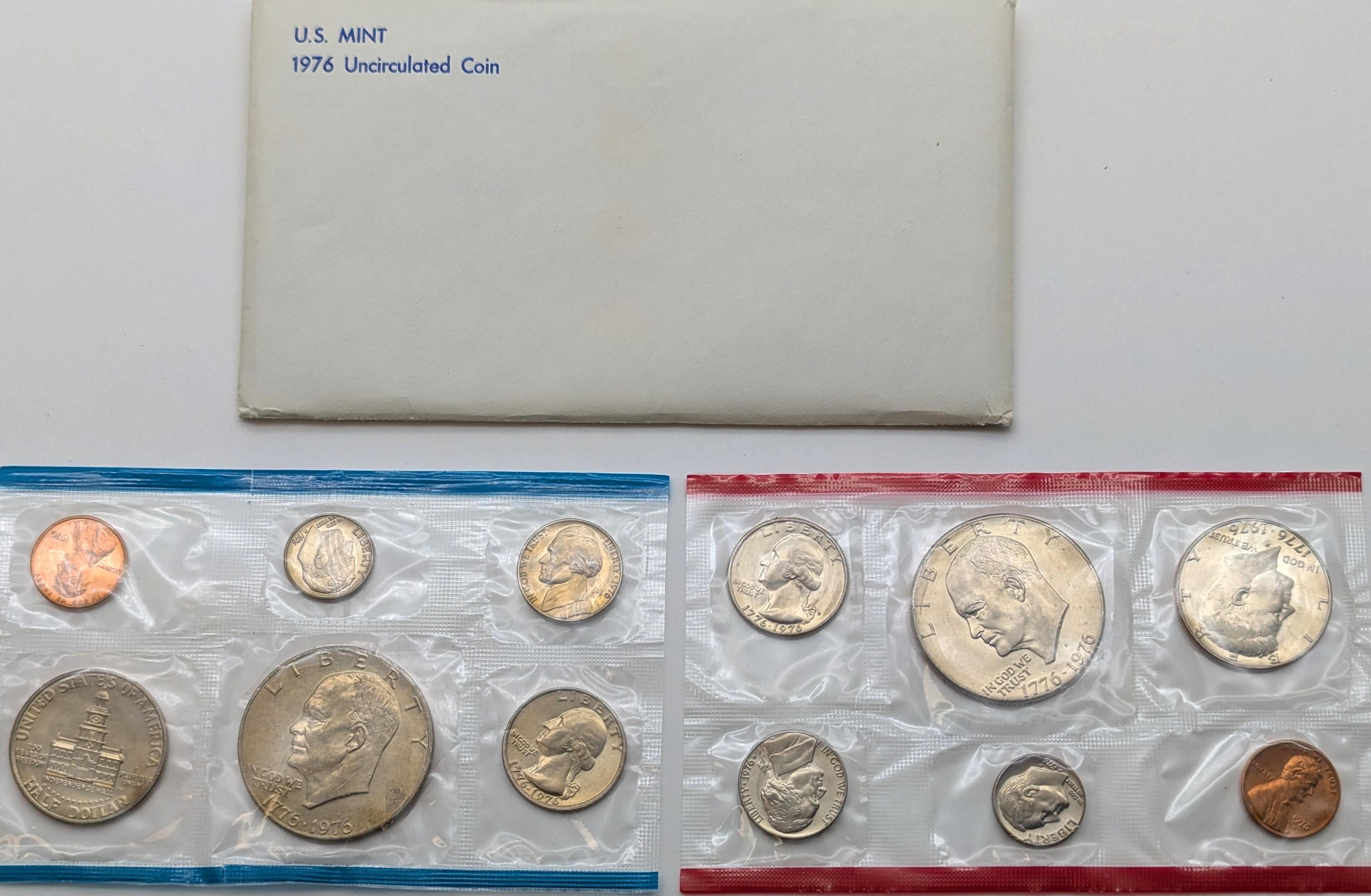 1976 US Mint Uncirculated Coin Set