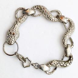Sterling Silver Snake Bracelet - 0.69oz - One-of-a-Kind!