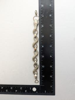 Sterling Silver Snake Bracelet - 0.69oz - One-of-a-Kind!