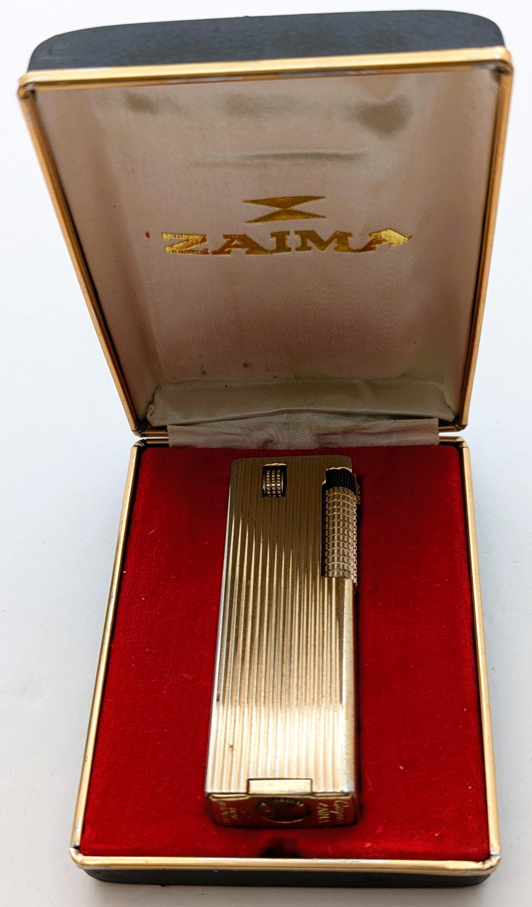 Vintage Zaima Cupid Lighter w/ Original Box
