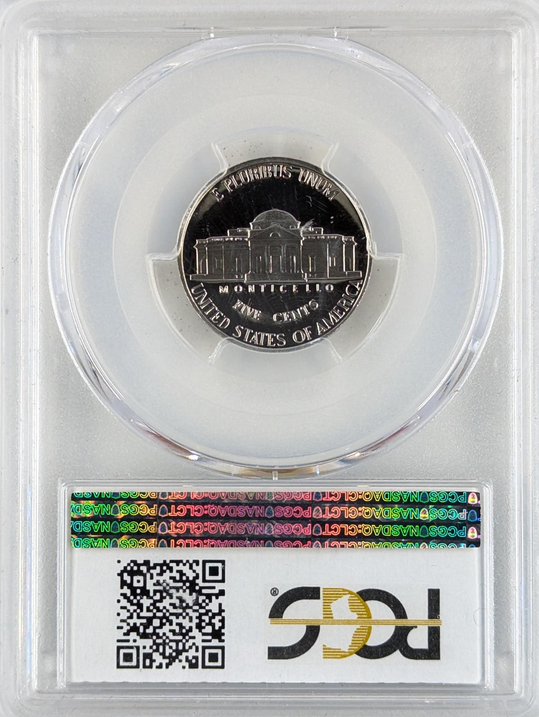 PCGS 1992-S PR69 DCAM Jefferson Nickel - Proof