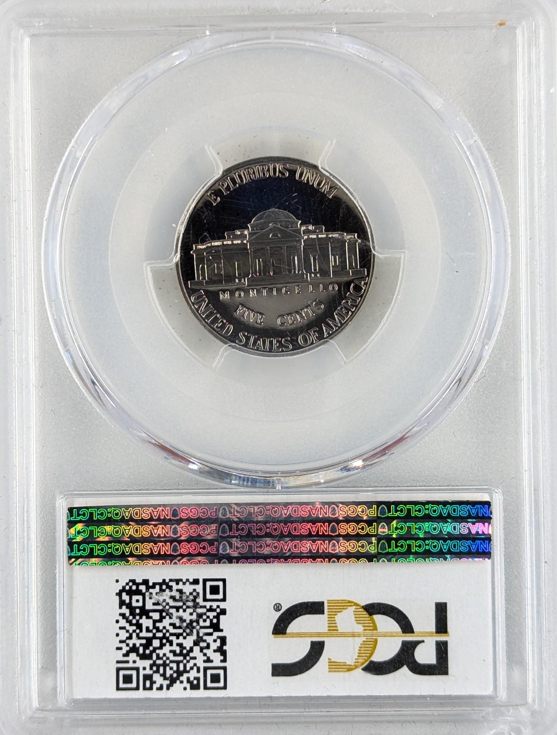 PCGS 2000-S PR69 DCAM Jefferson Nickel - Proof