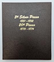 Dansco 3 Cent Silver Pieces and 20 Cent Pieces Book - Empty