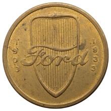 Ford V8 Thirty Years Of Progress 1903-1933 Token