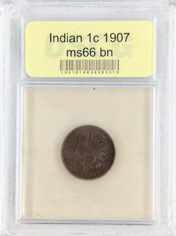 USCG 1907 MS66 Indian Head Cent