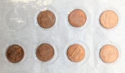 Lot of 7 - 1982 Lincoln Cents - Uncirculated