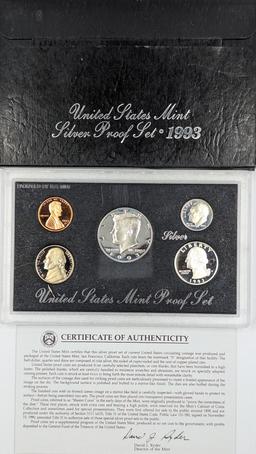 1993 Silver US Mint Proof Set w/ COA