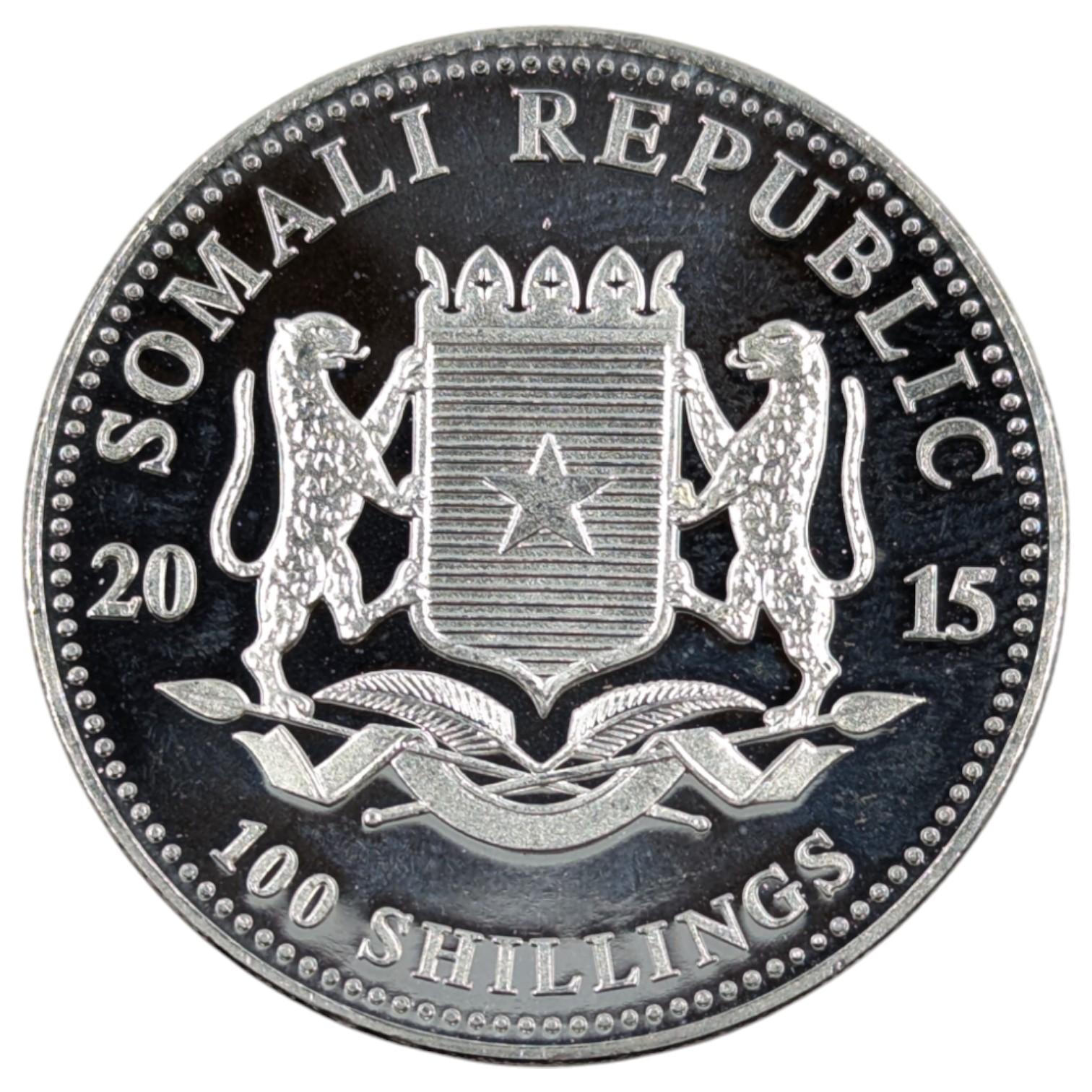 1 Ounce Fine .999 Silver Round - African Elephant
