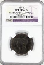 NGC 1847 Large Cent - Fine Details