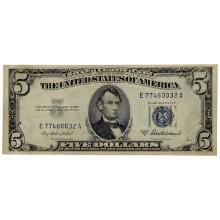 1953-A $5 Note - Silver Certificate