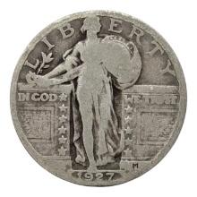1927 Silver Standing Liberty Quarter