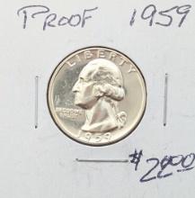 1959 Silver Washington Quarter - Proof