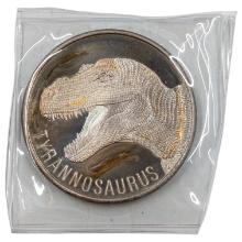 1 Ounce Fine .999 Silver Round - T-Rex