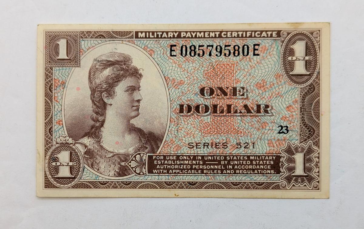 Series 521 $1 Military Payment Certificate