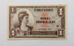 Series 521 $1 Military Payment Certificate