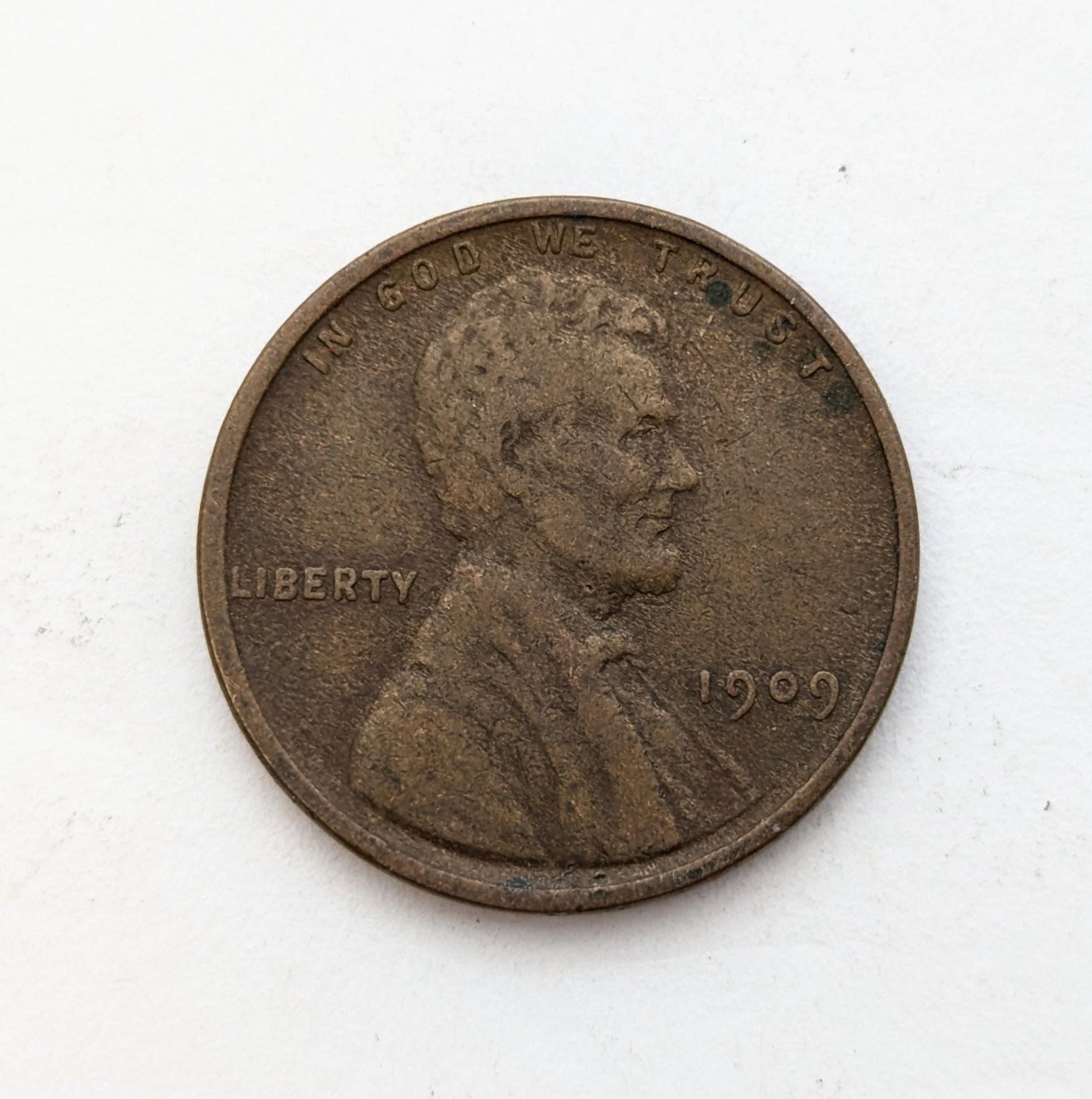1909 VDB Lincoln Wheat Cent
