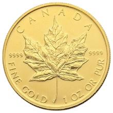 FEATURE 1oz Fine .999 Gold 2010 Canada $50 Gold Coin