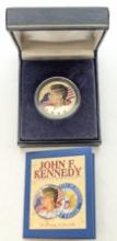 1964 Colorized Silver John F Kennedy Half Dollar