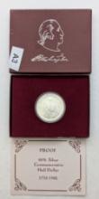 1982-S Proof Silver Washington Commemorative Half Dollar - 250th Anniversary