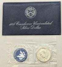 1974 Eisenhower " Ike" Uncirculated Silver Dollar