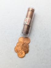 Tube of 50 - 1982-D Lincoln Cents - BU