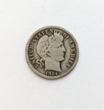 1914 Silver Barber Dime
