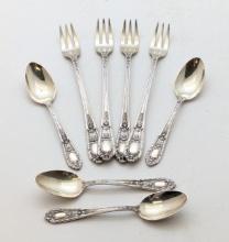 Lot of 8 Horderves Sterling Silver Flatware - International Sterling