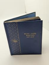 Bust Type Half Dollars Book 1807-1839 - Empty
