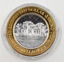 Las Vegas Bellagio Casino Collector Silver Token 3 of 3