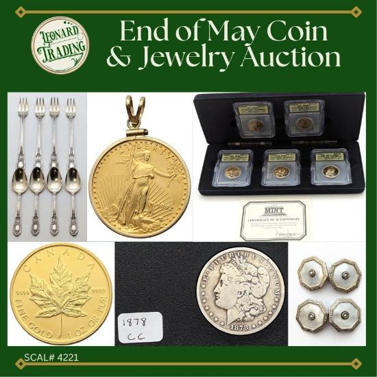 End of May Coin & Jewelry Auction