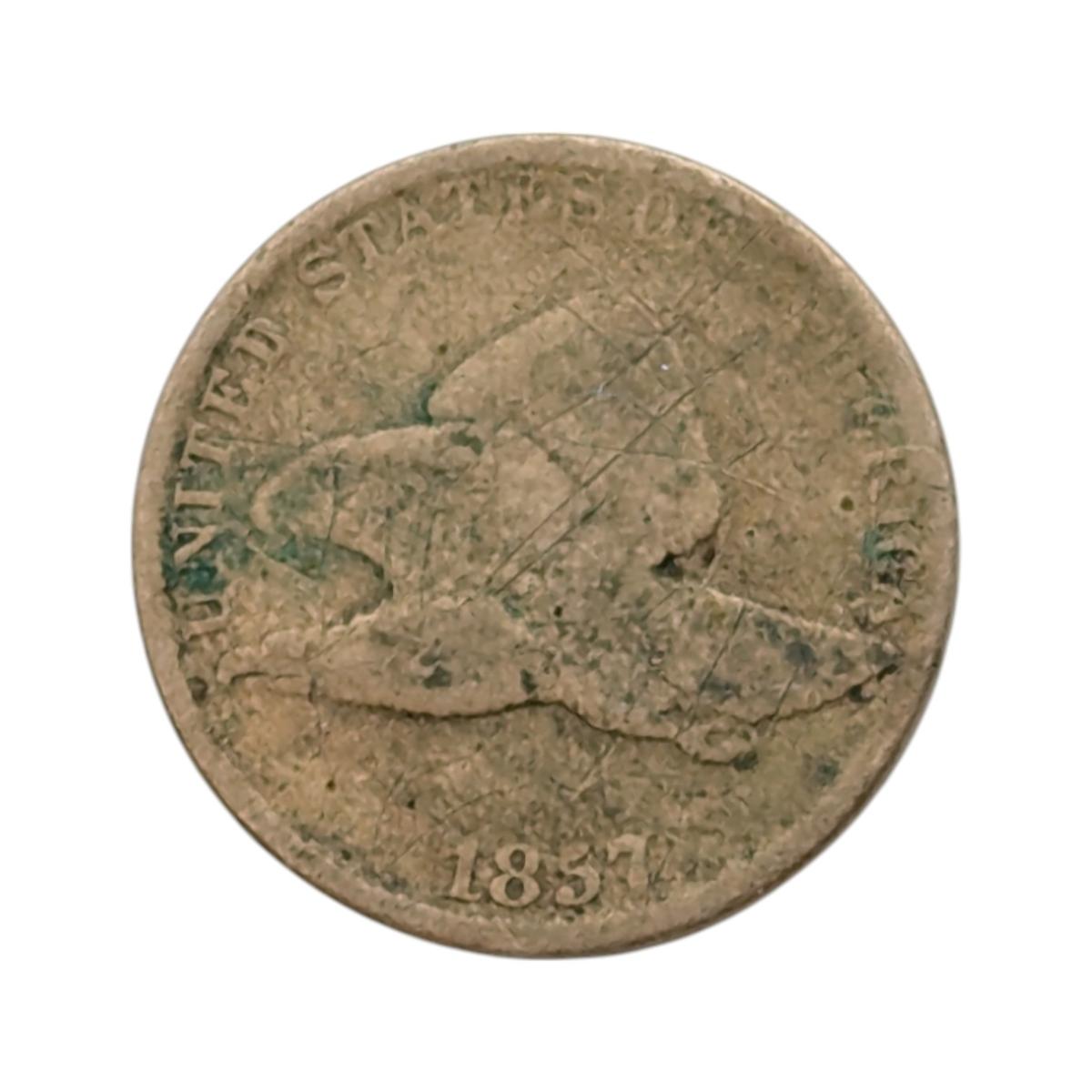 1857 Flying Cent